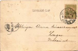 1904 Munkács, Mukacheve, Mukachevo, Mukacevo; Új bazár, Bleier Mari üzlete. Bertsik Emil kiadása / b...