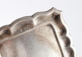 Ezüst (Ag) névjegykártyatartó, 1937-1966 közötti fémjel, 800 ezrelékes ezüst, 23x14 cm, nettó 128g
