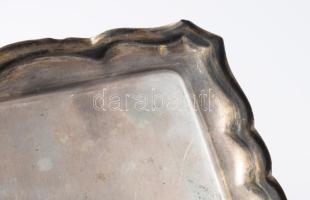 Ezüst (Ag) névjegykártyatartó, 1937-1966 közötti fémjel, 800 ezrelékes ezüst, 23x14 cm, nettó 128g