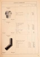 1966 Fürdőszoba, vízvezetékszerelési cikkek, csövek, és idomok képes árjegyzéke 180 p