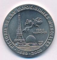 Kuba 1998. 1P acél "Expo 2000 - Párizs" T:BU Cuba 1998. 1 Peso steel "Expo 2000 - Paris" C:BU