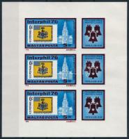 1976 INTERPHIL vágott kisív (5.000)