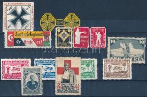 13 db 1. világháborús adománybélyeg