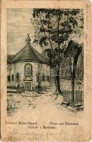 Máriavölgy, Marienthal bei Pressburg, Marianka (Pozsony, Bratislava); Szentkút kápolna / Mariathal, Heilige Brunnenkapelle / chapel, pilgrimage site (szakadások / tears)