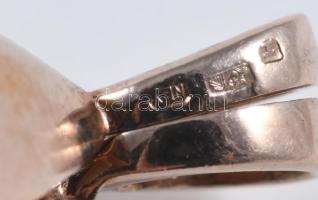 Aranyozott ezüst (Ag) függő, benne csörgővel, jelzett, nettó 5,8g