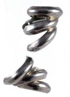 Ezüst (ag) fülbevaló pár, szereléke fém, jelzett, bruttó 22g