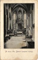 Lőcse, Levoca; Szent Jakab templom, belső / church, interior (EM)