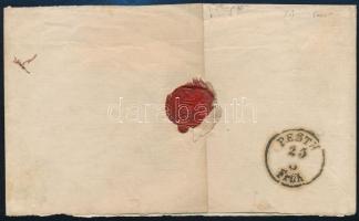 1858 10kr I. + 5kr I. levélen "GROSSWARDEIN" - "PESTH / Früh"