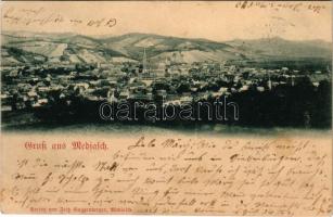 1898 Medgyes, Mediasch, Medias; látkép. Fritz Guggenberger kiadása / general view (fl)