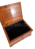 1918 Szecessziós intarziás fa díszdoboz, szakszerűen teljeskörően restaurálva. "Gottfried Arons...