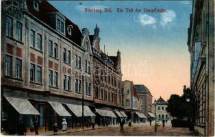 1910 Bohumín, Oderberg; Bhf. Ein Teil der Hauptstrasse. Ignaz Kramer / main street, shops