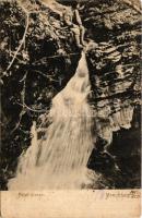1906 Menyháza, Monyásza, Moneasa; Felső vízesés / waterfall (felületi sérülés / surface damage)