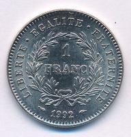 Franciaország 1992. 1Fr Ni T:AU France 1992. 1 Franc Ni C:AU Krause KM#1004