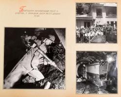 1954 Románia, Fogyasztási Szövetkezetek II. konferenciája, dekoratív fotóalbum, közel 100 db fotóval...