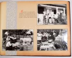 1954 Románia, Fogyasztási Szövetkezetek II. konferenciája, dekoratív fotóalbum, közel 100 db fotóval...