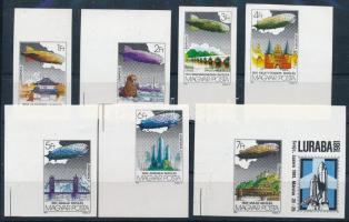 1981 Zeppelin híres repülései ívszéli vágott sor (4.000)