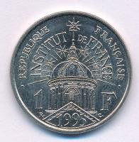 Franciaország 1995. 1Fr Ni "A Francia Intézet 200. évfordulója" T:AU France 1995. 1 Franc Ni "200th Anniversary of the Institut de France" C:AU Krause KM#1133