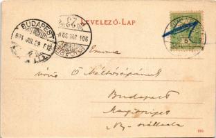 1904 Máriaradna, Mária-Radna, Radna (Lippa, Lipova); kegytemplom, mennyezet festmény. Hermann Zsigmo...