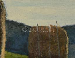 Molnár C. Pál (1894-1981): Napsütötte hegyvidéki táj. Olaj, fa, jelezve jobbra lent. Fakeretben, 20×...