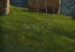 Molnár C. Pál (1894-1981): Napsütötte hegyvidéki táj. Olaj, fa, jelezve jobbra lent. Fakeretben, 20×...