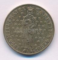 Franciaország 1987. 10Fr Cu-Al-Ni "Hugh Capet, a frankok királyának koronázásának 1000. évfordu...