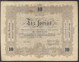 1848. "Kossuth bankó" 10Ft T:III
