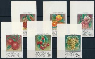 1986 Gyümölcsök (II.) ívsarki vágott sor (5.000)