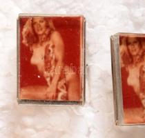 4 pár mandzsetta, közötte erotikus is