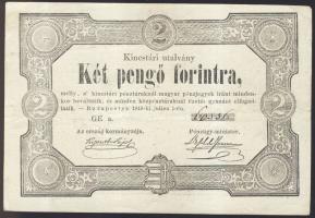 1849 2Ft "Kincstári utalvány" T:II-