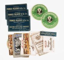 20 db vegyes régi italcímke