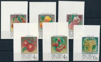 1986 Gyümölcsök (II.) ívsarki vágott sor (5.000)