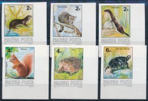 1986 Védett hazai kisállatok ívsarki vágott sor (7.000)
