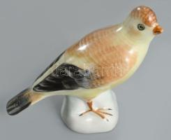 2 darab Aquincum madár figura, jelzett, hibátlan, m: 10,5 cm