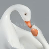 Hollóházi libapár. Jelzett, hibátlan, m: 9,5 cm