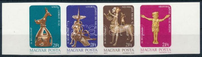 1977 Bélyegnap vágott ívszéli csík (5.000)