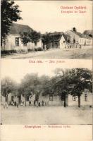1910 Gyála, Dala; utca rész, Községháza. Első Fogyasztási Szövetkezet kiadása / street view, town ha...