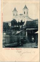 1901 Máriaradna, Mária-Radna, Radna (Lippa, Lipova); kegytemplom. Konstantin Sándor kiadása / pilgrimage church (EK)