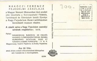 Borsi, Borsa; II. Rákóczi Ferenc fejedelmi zászlaja. A Sárospataki Református Fiúiskola kiadása / fl...