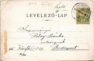 1902 Máriaradna, Mária-Radna, Radna (Lippa, Lipova); Solymosi vár, kegytemplom. Gregor Fischer kiadá...