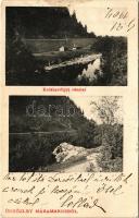 1904 Erdészvölgy, Kuzij (Lonka, Luh; Tisza-völgy, Máramaros); erdészvölgyi részlet. Wizner és Dávid kiadása / valley (fl)