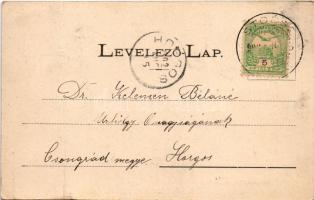 1902 Stószfürdő, Stoósz-fürdő, Kúpele Stós; Kompordai ház északkeletről. Wlaszlovits Gusztáv / villa...