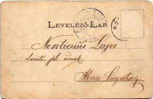 Rónaszék, Costiui (Máramaros); Bányahivatal és főnöki lakás. Kaufman Ábrahám kiadása / mine office a...