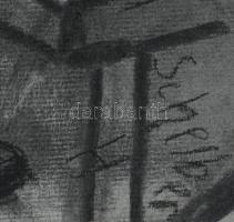 Scheiber H jelzéssel: Alak. Vegyes technika, papír. 42x29,5 cm