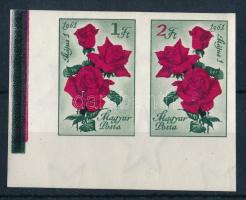 1961 Május 1. (VIII.) ívsarki vágott pár (4.000)