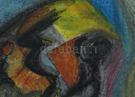 Kádár Béla jelzéssel: Női alak. Vegyes technika, papír. 42x29,5 cm