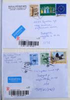 Modern üzleti ajánlott küldemények iratrendezőben