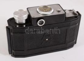 Smena 2 fényképezőgép, f: 1:4,5 4 cm objektívvel, tokkal