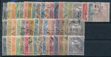 1913 Turul sor + 16 érték II. típus + 16 érték II + IIa típus