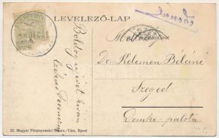 Martonos, Bács-Martonos; Római katolikus templom, szerb templom, Tisza-átvágás. Kiadja M. M. / churc...