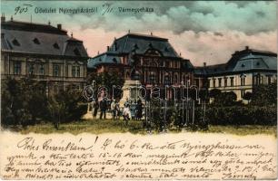 1905 Nyíregyháza, Vármegyeház. Klein Ármin kiadása (EB)